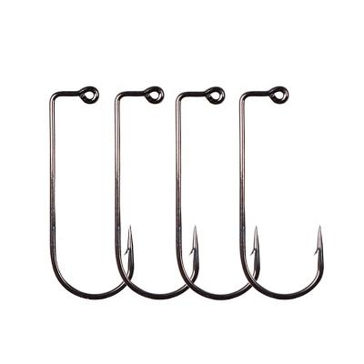 China OEM High Carbon Steel And On Stock Fishing Tackle Accessories Lead Hook Anti-hook Right Angle Crank Fishhook For Sea for sale