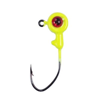 China Fish Customs Lead Hook Simulation Building Eyes With Spinning Bait 0.88g 1.75g ​​3.5g Bagged Fishing Jig Hook for sale