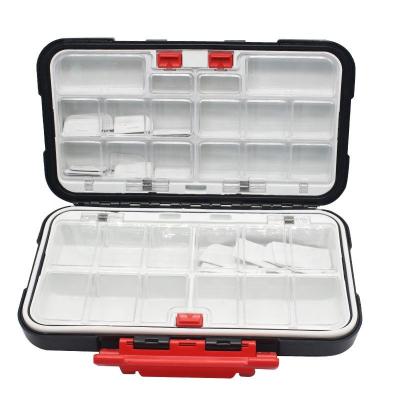 China F Type Plastic Fishing Accessories Lure Storage Box 4 Colors Small Medium Size Large Bait Box for sale