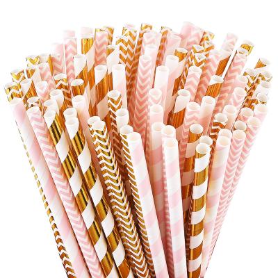 China Free Sample Paper Craft Straws Eco Friendly Disposable Paper Roll Minimalist Paper Straw Biodegradable Fruit Paper Straw Brand For Party Dec for sale