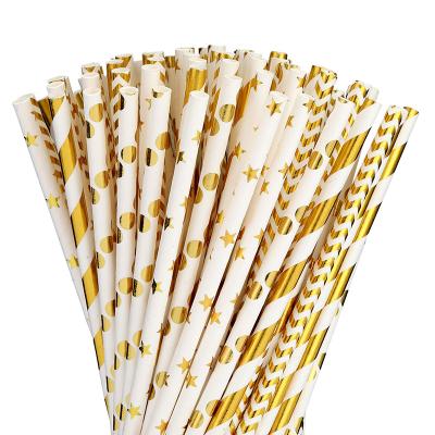 China Cocktail Paper Drinking Straws Minimalist Disposable Biodegradable Wrapping Paper Straws Eco Friendly Biodegradable for sale