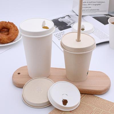 China Dinking Straws Free Sample Biodegradable Cheap Logo Coffee Smoothies Cups 12oz Custom Paper Cups for sale