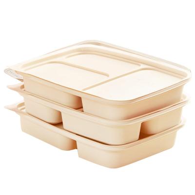 China Party Disposable Food Bowl Cornstarch Disposable Materials Eco-Friendly Minimalist Biodegradable Dishes Sets Dinnerware Sets for sale