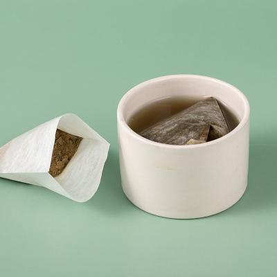 China Wholesale Eco-friendly 100Pcs Per Food Grade 100% Biodegradable Disposable Nonwoven Bag Corn Fiber Bag Filter Coffee Tea Bag for sale