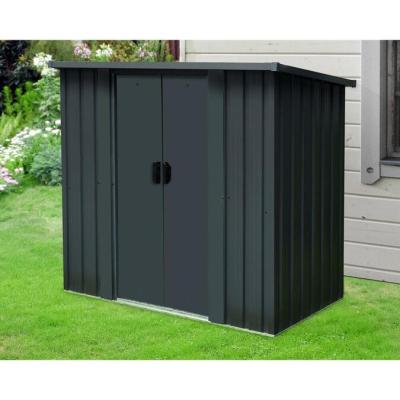 China New Garden Prefab Steel Storage Shed Large Flat Pack Warehouse Tools Storage Outdoor Easily Assembled House Shed for sale