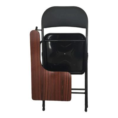 China Foldable Folding Study Chair With Notepad For College Student Training Chair for sale