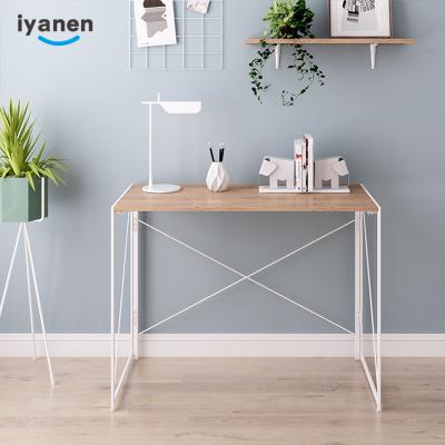 China IYANEN Adjustable Space Saving Table Study Desk Folding Computer Desk Home and Office Use for sale