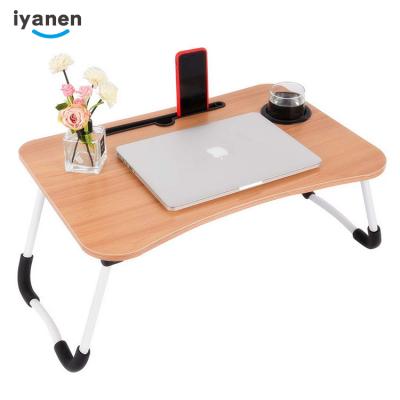 China Iyanen Factory Price Multifunctional Foldable Over Bed Sofa Colorful Computer Tray Laptop Stand Folding Bed Computer Desk for sale