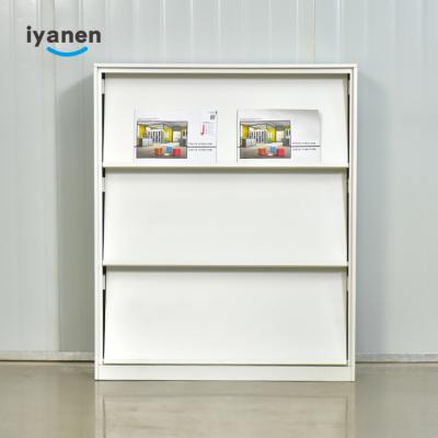 China Modern Attractive Modern Style School Library Book Shelves Magazine Holder Books Stand Magazine Storage Cabinet for sale