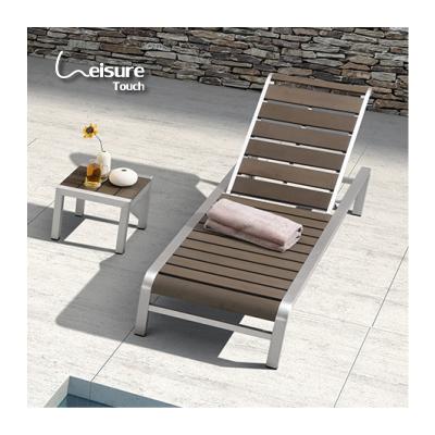 China Modern Modern Recliner Aluminum Hotel Furniture Outdoor Patio Beach Sun Sofa for sale