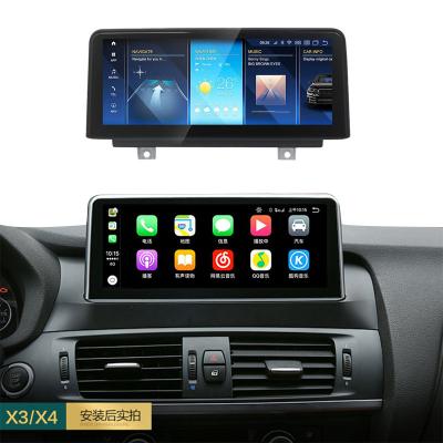 China GPS 10.25 inch carplay stereo Android car radio dvd multimedia player for BMW x3 x4 for sale