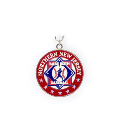 China America Custom Your Own Design Event Baseball Sports Spinning Medal With Neck Ribbon for sale