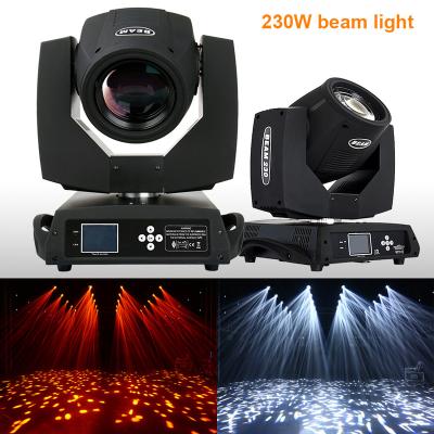 China DMX Stage 230W 7R Beam Light Moving Head Light with High Definition Touch Screen in Chinese and English Version, Professional for DJ for sale