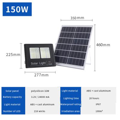 China Remote Control Power Garden Flood Heavy Duty Solar Sports Light Outdoor Led Solar Flood Light for sale