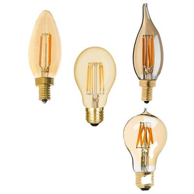 China Office Filament Bulb 6W Light Bulb CE Approved Glass Led Filament Manufacturer 4W Dimmable Led Light Bulb Residential Led Light Bulb for sale