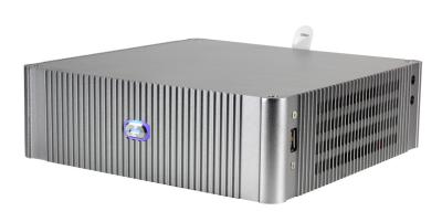 China Horizontal Aluminum Mini ITX Cases With Power Supply 4.5mm Thickness for sale