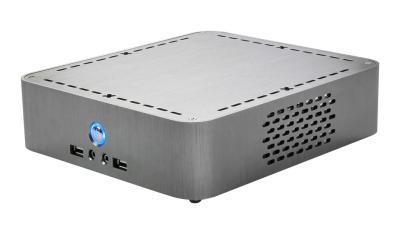 China Vertical Tower ITX Aluminum Computer Cases With 2 x USB / Audio Port for sale