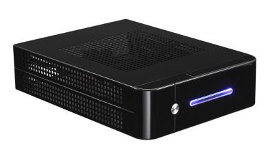 China SGCC Mini ITX Case With Power Supply , Black 60mm * 190mm * 250mm for sale