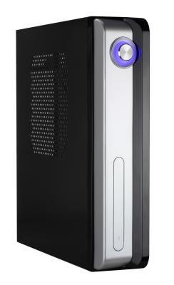 China Red Mini Tower Computer Cases With 200W Power Supply 0.6mm Thickness SGCC for sale