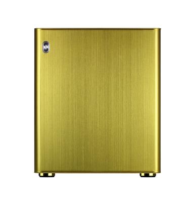 China High-end Gold Mini ITX Micro ATX Case , 1.5mm Aluminium PC Computer Case for sale