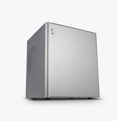 China Silver Unique Mini ITX Micro ATX Case With High-speed USB3.0 And USB2.0 for sale