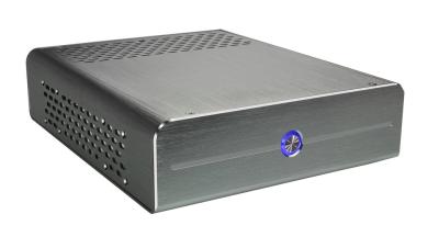 China Aluminum Mini ITX Computer Case Small Volume With Power Supply Silver I3 OEM for sale