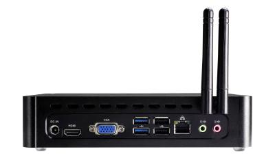 China PC dos gráficos 2500 1.8GHz Barebone de HD mini, caso do jogo do ITX HTPC dos multimédios de USB WIFI à venda