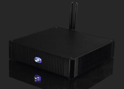 China PC de Barebone da eficiência elevada mini, computador duplo preto Barebone do ITX do núcleo à venda