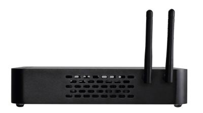 China Black Barebone Mini PC ADM T56N 1.65GHz Graphics 6320 With 3.5mm Aluminum for sale