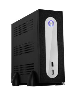 China SGCC 0.5mm Thickness Mini ITX Thin Client Case For Mini PC Desktop Computer for sale