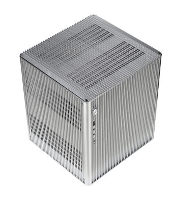 China Fan ITX Mini Tower Computer Cases , Black Vertical Computer Case for sale