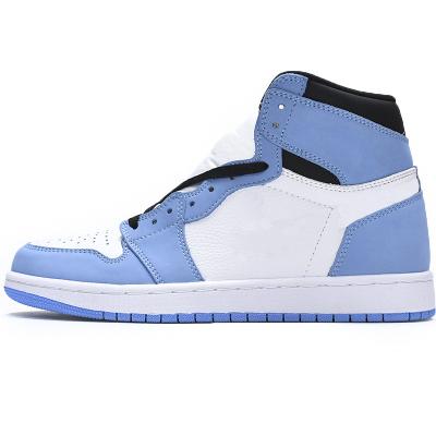 China Retro Basketball 1s Shoe Og Luxury University Quality Hyper Blue Royal Street Fashion Sneakers Walking Style Unisex Shoes for sale