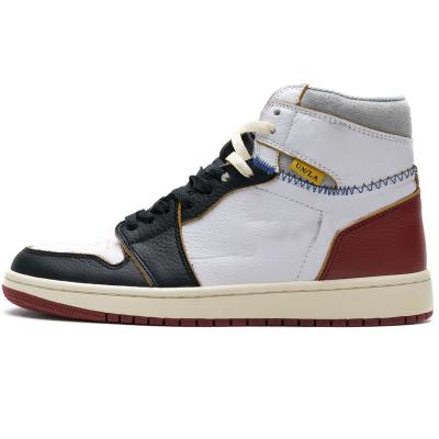 China Factory Black Toe LJR Retro Basketball 1s Shoe Luxury LA Union Sneakers Walking Style Sports Unisex Shoes for sale