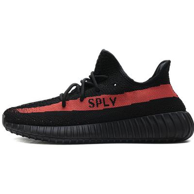 China Customized Styles Kanye West Design Black /Red Retro Running Shoes 350V2 Unisex Sports Shoes for sale