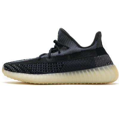 China Customized Styles Kanye West Design Asriel Sneakers Retro Unisex Black Sports Shoes Running Shoes 350V2 for sale