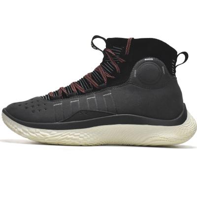 China Black Curry 4s FloTro Jet Gray Shoes For Men Rubber Professional Basketball Shoes Men's Sneakers for sale