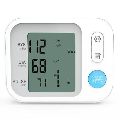 China Best Home Quality Self Test 2022 Digital Smart Wrist BP Monitor Large LCD Screen Household Omron Blood Pressure Monitor for sale