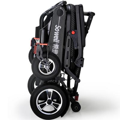 China 2021 Hospital Hot-selling lightweight foldable electric wheelchairs for older automatic electric wheelchair for sale