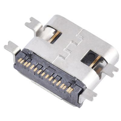 China type c female USB 3.1 connector 16 position right angel surface mount type for pcb smt smd connector for sale