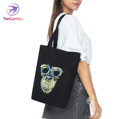 China New fashion tote bag cotton canvas recyclable custom tote bag for women for sale