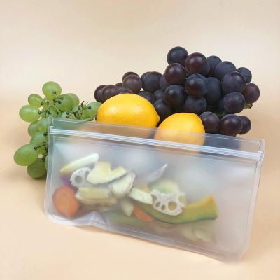 China New Arrival Recyclable Reusable Eva Storage Leakproof Freezer Ziplock Bag For Packaging Organic Food And Fresh Vegetable for sale