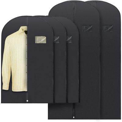 China Reusable Personalized Custom Fashion Travel Dust Cover Nonwoven Foldable Men's Suit Garment Bag for sale