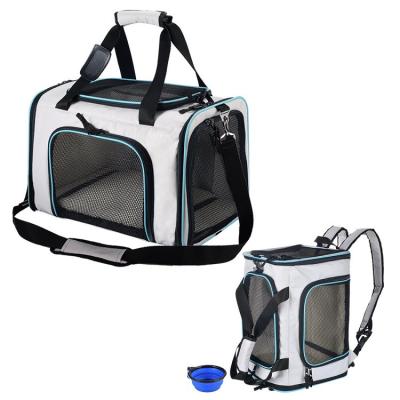 China Sustainable Airline Approved PuppyPets Small Luxury Travel Carry Bag Carriers Backpack Dog Pet Carrier For Pet for sale