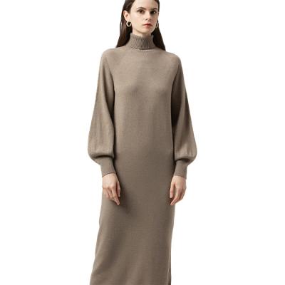 China VIABLE CASHERE High Quality 100% Cashmere Women's Casual Sweater Dress 2/27 NM for sale