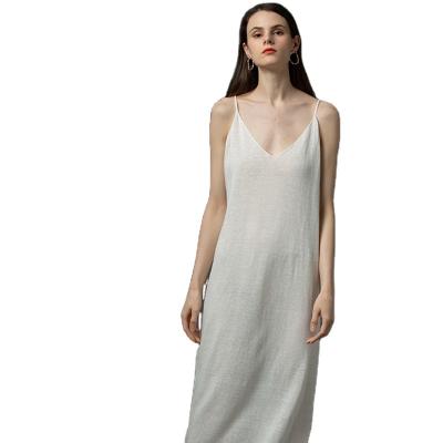 China Wholesale QUICK DRY Home Dress Summer Anti UV Top Loungewear Sexy Halter Slip Women's Sleepwear for sale