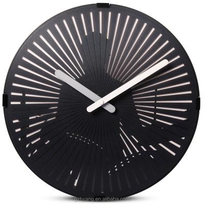 China New home decoration movement magic wall clocks drum moving clock for sale