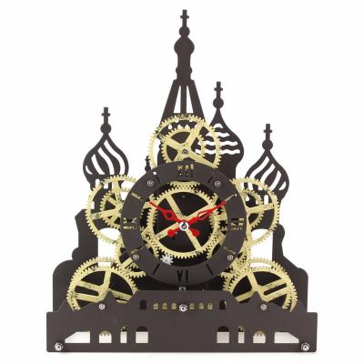 China Mktime CREATIVE Factory Direct Table Clock The Red Square Of Russia Speed ​​Clock Desk Clock For Room Decoration for sale