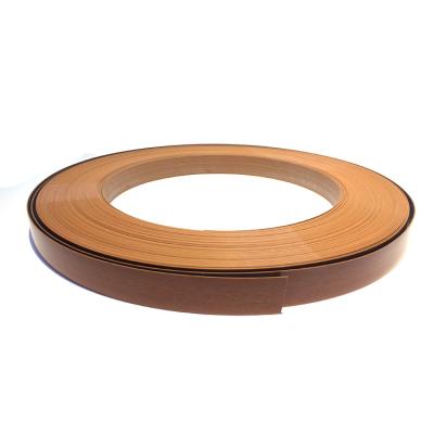 China Edge Protection PVC Waterproof Plastic High Gloss Edge Lipping Roll For Furniture for sale