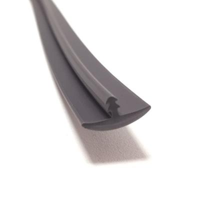 China Furniture Dark Edge PVC Profile 22mm Width T Molding Edging Trim For Furniture Tape Strip for sale