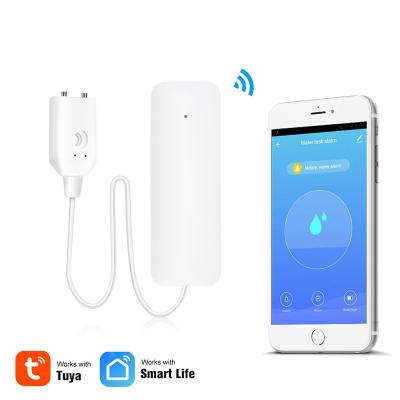 China Indoor Tuya WiFi Water Sensor - Free Tuya APP remote monitoring of leaks - wifi water detector probes for sale